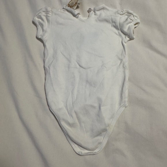 TBBC Baby Girl White Tennis Onesie | 12M - Picture 3 of 6